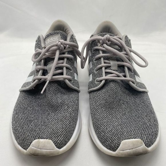 Adidas Gray Cloudfoam Lace Up Sneakers Size 8.5 - Picture 3 of 9